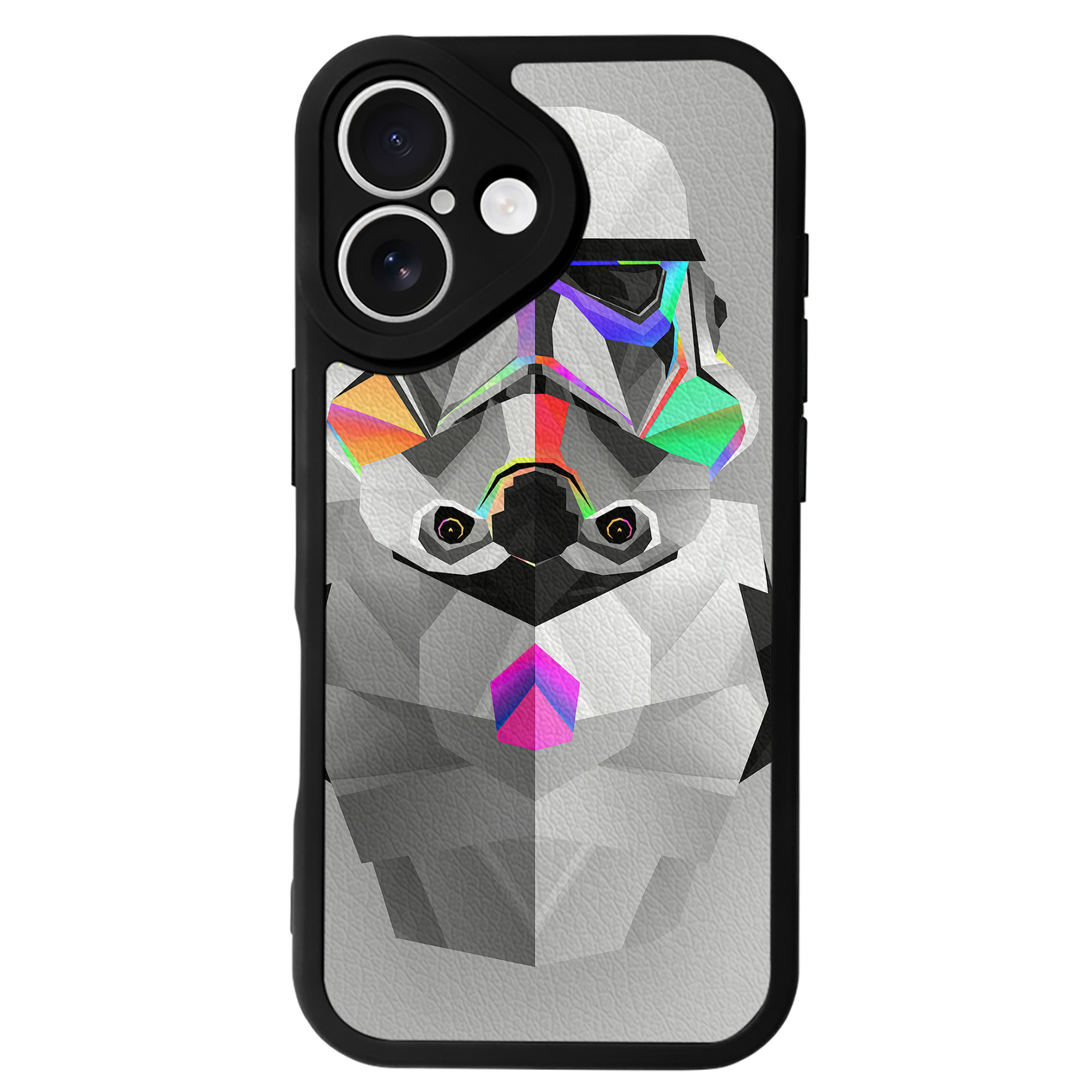 （画像用） スター・ウォーズ Star Wars 【iPhone 16シリーズ対応】シリコンスマホケース（レザー調） 材質：シリコン